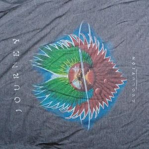 Journey Evolution Tour 2017 tee shirt women's size small gray